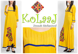 Kolaaj Kurta Designs 2014 For ladies