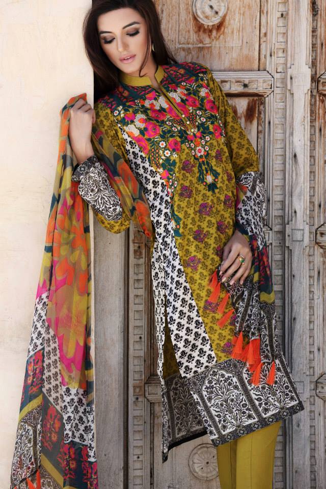Khaadi lawn collection 2015