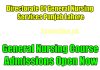 general nursing admissions 2017