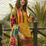 Nimsay-Mustard-embroidered-Dress-for-Eid