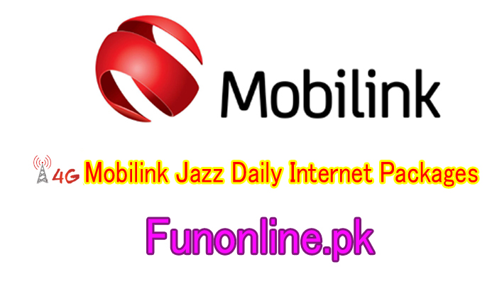mobilink jazz daily internet packages for 24 hours 1 day