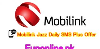mobilink jazz daily sms plus offer details
