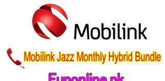 mobilink jazz monthly hybrid bundle offer details