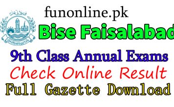 bise faisalabad 9th class result