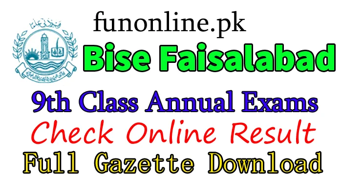 bise faisalabad 9th class result