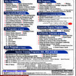 aiou spring semester admission 2021 advertisement