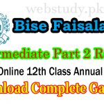 bise faisalabad board 2nd year result 2018