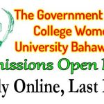 government sadiq college women university bahawalpur admissin 2018