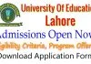 www.eu.edu.pk admission 2018