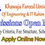 khawaja fareed engineering university admissin 2018