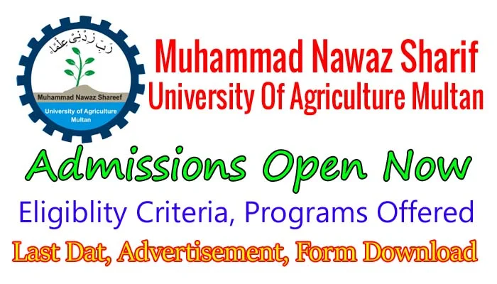 mns university of agriculture multan admission 2018