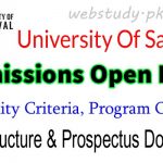university of sahiwal admission 2018