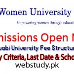 women university swabi admission