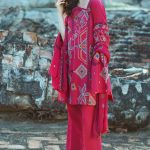 Stylish-Red-Kurti-Trouser-Designs-2019-Eid-ul-Fitr