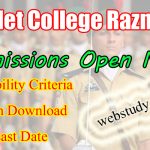 cadet college razmak admission 2019