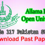 aiou fa 317 code pakistan studies past papers 10 years