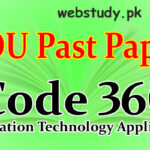 aiou past papers code 360 it applications