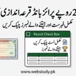 Rs 200 prize bond draw result list Pakistan check winning numbers